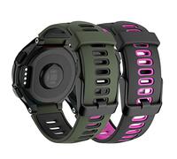 ISABAKE Bracelet de montre de sport étanche en silicone souple et respirant pour Garmin Forerunner 735XT/235/235 Lite/230/220/620/630