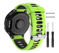 ISABAKE Bracelet de Montre pour Garmin Forerunner 735XT 235 235Lite 230 220 620 630, Bande de Remplacement en Silicone Souple pour Garmin Watch Accessoires