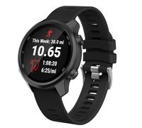 ISABAKE Bracelet de rechange en silicone souple pour montre intelligente Venu Sq GPS Forerunner 245/245, Fenix 6s 20 mm - Bracelet confortable pour Vivoactive 3 Music/HR Forerunner 645 Music