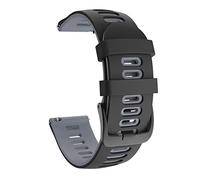 ISABAKE Bracelet montre silicone souple 22mm pour Garmin Vivoactive 4 /Venu 3/ Venu 2/Forerunner 255/Forerunner 265 Music/Gear S3 Classic/Galaxy Watch 46mm