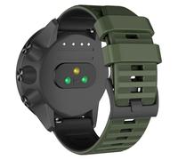 ISABAKE Bracelet Silicone 24mm pour Suunto 9/9 Baro /9 Titanium/7/D5, Spartan Sport/Sport Wrist HR/Traverse 24mm/Smartwatch 2 SW2