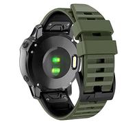 ISABAKE Silicone Bracelet pour Fenix 7X/Fenix 6X/Fenix 6X Pro/Fenix 5X Bracelet, 26 mm Quick Fit Sport Bracelet pour Fenix 5X Plus/Fenix 3/Fenix 3 HR/Enduro 2/Descent MK1/D2 Delta PX/D2 Charlie