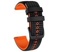 ISABAKE Sport Silicone Bracelet pour Garmin Vivoactive 4/Active/Samsung Galaxy Watch 46 mm/Gear S3 Frontier/S3 Classic/Huawei Watch GT2/Venu 2/Ticwatch Pro S2, 22 mm Quick Fit Sport Bracelet