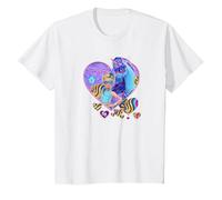 Isabel and River Fairy Moon Mascarade Ball Cœur T-Shirt, Enfant, Blanc, 4 Ans