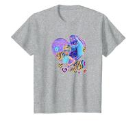 Isabel and River Fairy Moon Mascarade Ball Cœur T-Shirt, Enfant, Gris Chiné, 10 Ans