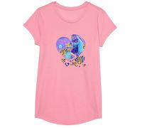 Isabel and River Fairy Moon Mascarade Ball Cœur T-Shirt, Fille, Rose, L