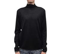 Isabel Benenato - Pull Col Roulé - Homme - Pulls - Noir - Taille: 2XL