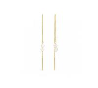 Isabel Bernard Boucles d'oreilles or / blanc perle, Taille One Size