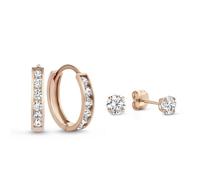 Isabel Bernard Parure de bijoux or rose / transparent, Taille One Size