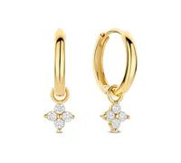 Isabel Bernard Le Marais Audrey Boucles d'oreilles en or 14 carats avec zircone cubique, 9.8 mm, Zircone cubique Or Zircone, Zircone cubique
