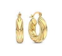 Isabel Bernard Rivoli Belle - Créoles en Or 14K, 8.8 mm, Or, Pas de gemme