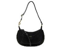 ISABEL MARANT sac à bandoulière en daim noir - UNI