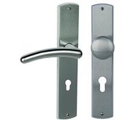 Isabella alpertec-lS de porte en laiton poli/laiton satiné pour wohnungseingangstüren pZ dIN 32987923, dROITE