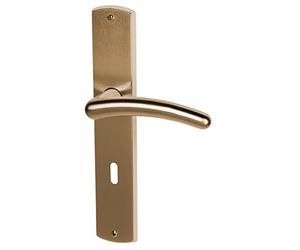 Isabella alpertec lS-laiton poli/laiton satiné-alberts bloque-porte pour chambre poignée de porte acier inoxydable, 32987803