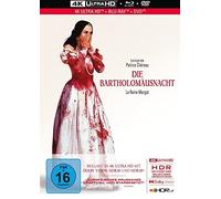Isabelle Adjani;Daniel Auteuil;Asia Argento;Thomas - Die Bartholomäusnacht - 3-Disc Limited Collector's Edition im Mediabook (4K Ultra-HD) (+ Blu-ray 2D) (+ DVD)