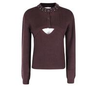 Isabelle Blanche - Ensemble Top et Gilet - Femme - Pulls - Brun - Taille: 40 FR