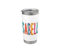 Isabelle Lettres colorées pour coups de pinceau Gobelet isotherme en acier inoxydable double paroi