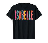 Isabelle Lettres colorées pour Coups de Pinceau T-Shirt Graphique avec Valeur