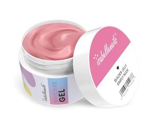 IsabelleNails Builder Gel Jelly Gel 50 g - Gel UV pour extension et modelage des ongles - Gel de finition - Gel de décoration des ongles - Gel de couleur (Simply Nude)
