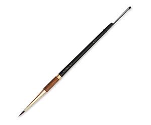 Isabey Vintage Siberian Blue Squirrel Brush, Round, 4