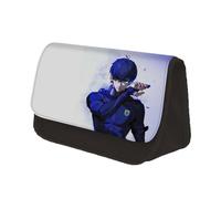 Isagi Yoichi/Seishiro Nagi Trousse à crayons avec impression 3D, grande capacité, cadeaux pour la saison scolaire, 22 x 7,5 x 13 cm, Type 14, 22*7.5*13CM, Sac en papier