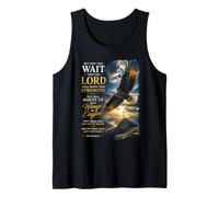 Isaiah 40:31 Wait on The Lord, Renew Strength Eagle Débardeur
