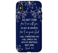 Isaiah 41:10 Christian Bible Verse Faith Quote Inspirational Coque pour iPhone X/XS