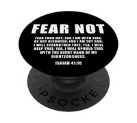 Isaiah 41:10 Fear Not Bible Promise of Protection & Blessing PopSockets PopGrip Adhésif