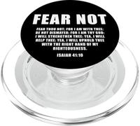 Isaiah 41:10 Fear Not Bible Promise of Protection & Blessing PopSockets PopGrip pour MagSafe