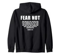 Isaiah 41:10 Fear Not Bible Promise of Protection & Blessing Sweat à Capuche
