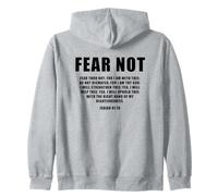 Isaiah 41:10 Fear Not Bible Promise of Protection & Blessing Sweat à Capuche