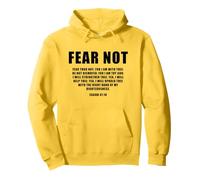 Isaiah 41:10 Fear Not Bible Promise of Protection & Blessing Sweat à Capuche