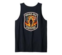 Isaiah 43 2 Drapeau de prière de Pompier avec Verset de la Bible Débardeur