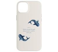 Isaiah 43 2 Verset biblique chrétien Baleine Requin océan Foi Coque pour iPhone 14 Plus