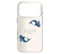 Isaiah 43 2 Verset biblique chrétien Baleine Requin océan Foi Coque pour iPhone 17 Pro