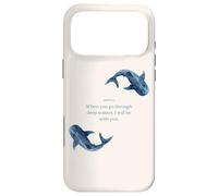 Isaiah 43 2 Verset biblique chrétien Baleine Requin océan Foi Coque pour iPhone 17 Pro Max