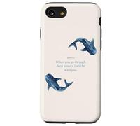 Isaiah 43 2 Verset biblique chrétien Baleine Requin océan Foi Coque pour iPhone SE (2020) / 7/8