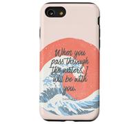 Isaiah 43 2 Verset biblique océan Vintage Foi chrétienne Coque pour iPhone SE (2020) / 7/8