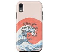 Isaiah 43 2 Verset biblique océan Vintage Foi chrétienne Coque pour iPhone XR