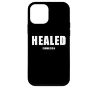 Isaiah 53:5 Bible Verse Promise of Healing and Health Faith Coque pour iPhone 12 Mini