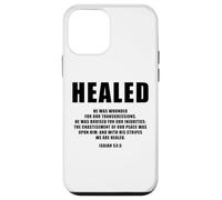 Isaiah 53:5 Bible Verse Promise of Healing and Health Faith Coque pour iPhone 12 Mini