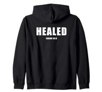 Isaiah 53:5 Bible Verse Promise of Healing and Health Faith Sweat à Capuche