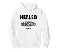 Isaiah 53:5 Bible Verse Promise of Healing and Health Faith Sweat à Capuche