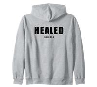 Isaiah 53:5 Bible Verse Promise of Healing and Health Faith Sweat à Capuche