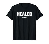 Isaiah 53:5 Bible Verse Promise of Healing and Health Faith T-Shirt