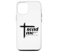 Isaiah 6:8 Verse biblique Here am I Send me Inspire Christian Coque pour iPhone 12/12 Pro