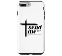Isaiah 6:8 Verse biblique Here am I Send me Inspire Christian Coque pour iPhone 7 Plus/8 Plus