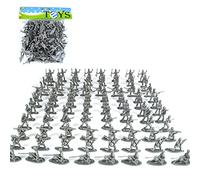 ISAKEN 100 Pcs Figures Action Army Ensemble, Modèle Militaire Jouet, Soldats en Plastique Armée Hommes Chiffres