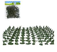 ISAKEN 100 Pcs Figures Action Army Ensemble, Soldat Militaire Modèle Jouet, Plastique Armée Hommes Chiffres