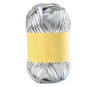 ISAKEN 100g Sangle Sac pour Crochet, 45M Fil Doux Polyester Chunky Yarn Tubulaire pour Tissage au Crochet, Couvertures, Paniers